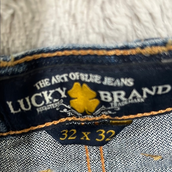 Lucky Brand 221 Original Straight Blue Jeans Timeless Design - Picture 4 of 5